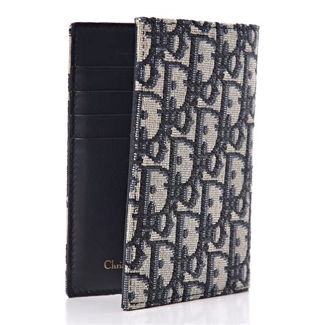 christian dior passport holder|Christian Dior Oblique Passport Holder .